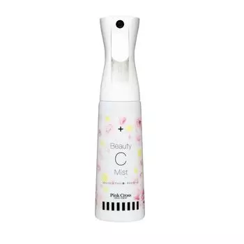 Pink Cross Beauty C Mist 350 мл лосьон для лица и тела спрей высокоочищенная гиалуроновая кислота дамасская роза витамин C уход за кожей кремний кремний введение лосьон