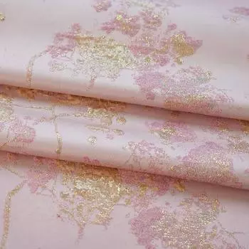 Розовое золото, тисненый цвет сливы, девичье чувство платья, весенне-осенняя жаккардовая ткань, микро-стрейч, женское пальто, букет декоративных тканей 90cm*145cm