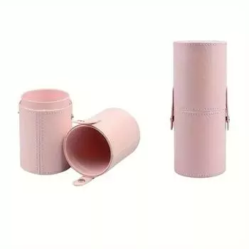 Pink Rhinestone Makeup Brush Holder High Capacity Rivet-Studded Makeup Brush Holder Daily style 3