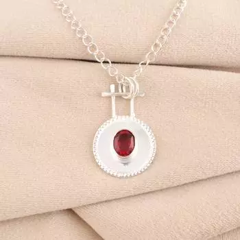 Pink Rubellite Gemstone 925 Solid Silver Jewelry Partywear Pendant 1.4 For Mom PP-57-16