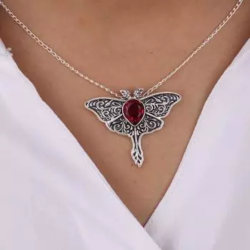 Pink Rubellite Gemstone 925 Sterling Silver Jewelry Chain Pendant 1.2 For Girl CP-31-6