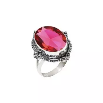 Pink Rubellite Tourmaline 925 Sterling Silver Ring V6400, Pink Ring, Oval Ring, Valentin s Day Gift, Gift For Her, Birthday Gift, Handmade Jewelry, Si