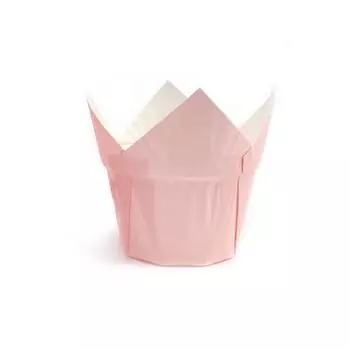Pink Tiff Blue Muffin Cup Cake Paper Cup Dessert Table Cup Muffin Cup Lace Cup Tulip Paper 100 Pcs