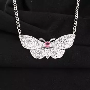 Pink tourmaline Gemstone 925 Sterling Silver Jewelry Partywear Pendant 0.7 Gift CP-35-11