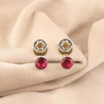 Pink Tourmaline Gemstone 925 Sterling Silver Jewelry Stylish Stud Earrings 0.8 EE-141-17