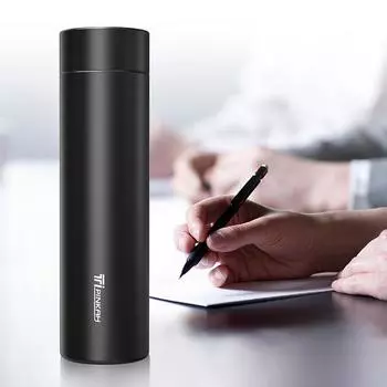 PINKAH Business Light Luxury Pure Titanium Thermos Cup с отделением для чая для мужчин, высококачественная подарочная бутылка для питья, изготовление на заказ 200-500ml