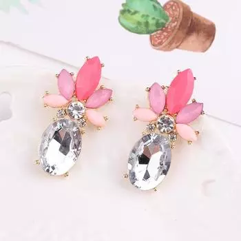 Pinkdudu модные серьги-капли со стразами, новые индивидуальные висячие серьги с ананасом для женщин, ювелирные изделия, подарки PD1842 чёрный