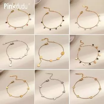 Pinkdudu модный простой многоцветный круглый браслет «Любовь» сладкий романтический браслет с геометрическим рисунком бабочки для женщин ювелирные изделия PD1400