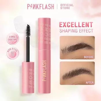 PINKFLASH натуральный гель для бровей водостойкий долговечный усилитель для бровей крем для бровей тушь для ресниц Красота для глаз косметика для макияжа чёрный