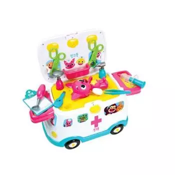 Pinkfong 119 Ambulance Hospital Play, разноцветные, популярные корейские игрушки