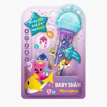 Pinkfong Baby Shark английский микрофон детская игрушка