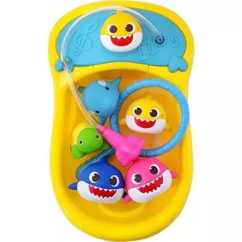 Pinkfong Baby Shark Душ Ванна Посадка Рыбалка Игра Корейские детские игрушки