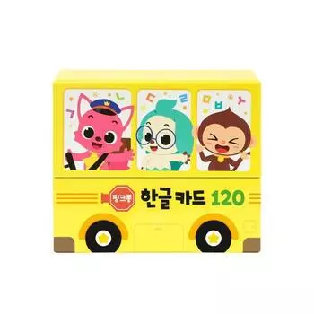 Pinkfong Hangul Card 120, Smart Study, корейские игрушки