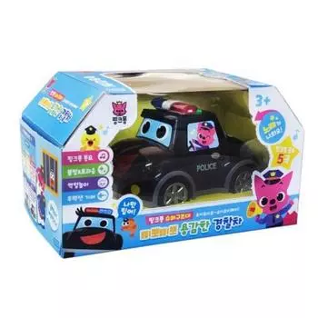 Пинкфонг Пипо Пипо Храбрая полицейская машина, управляющая игрушкой, разноцветные, популярные корейские игрушки