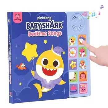 Pinkfong поет с Baby Shark Soundbook Давайте (Песни перед сном) синий