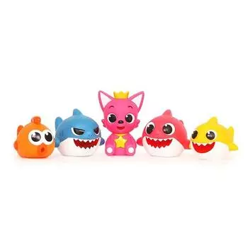 Pinkfong Baby Shark Bath Water Gun 3-piece Set, The Pinkfong Company, корейские детские игрушки