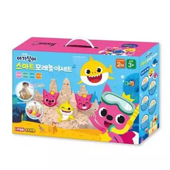 Pinkfong Smart Sand Play Set, Разные цвета, 2 кг, популярные корейские игрушки