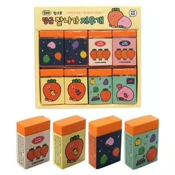 Pinkfoot 500 Carrot Eraser, случайная доставка, 32 шт.