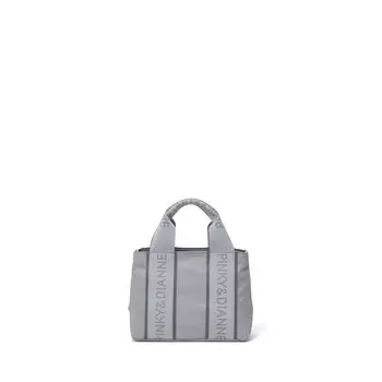 Pinky Diane Ручная Хлопок Повседневный Логотип Ручка PDLHGDH2 Черный Серый & [Озеро] Женский серый