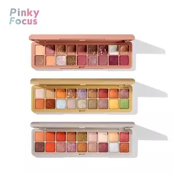 Pinkyfocus Summer Fresh 18-цветная палитра теней для век с блестками, перламутровыми водостойкими матовыми нежными и послушными тенями для век 201#