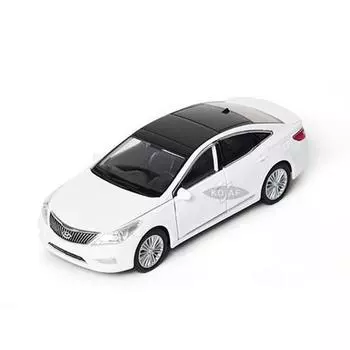 Pino B&D 1/38 Hyundai Azera, белый, популярные корейские игрушки, популярные корейские игрушки