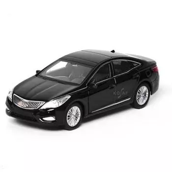 Pinobi Andy 1/38 Hyundai Azera, Корейская игрушка чёрного цвета