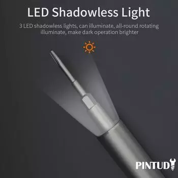 PINTUDY 62 в 1 набор электрических отверток, комбинация точных инструментов для обслуживания мобильных телефонов, зарядки литиевых аккумуляторов