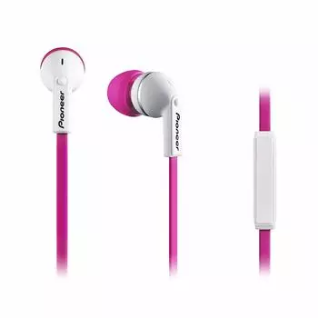 Pioneer Headphones with Inline Mic Pink SE-CL712T-P In-Ear