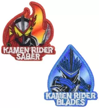 Pioneer Kamen Rider Saber Applique Seal Patch Seal Adhesive Red Blue (Святой Клинок) Термонаклейки BAN400-BAN15 и