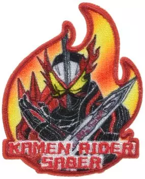 Pioneer Kamen Rider Saber Applique Seal Patch Seal Adhesive Red (Святой Клинок) Термонаклейка BAN400-BAN13