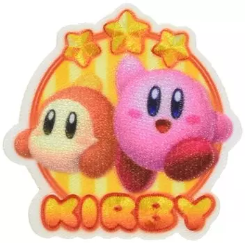 Pioneer Nintendo Dream Land Кирби Уоддл Ди Розовый (С) Kirby s & Iron-on/Seal Patch, BAN650-BAN16
