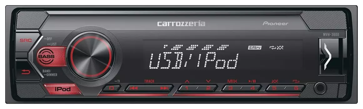 Pioneer Pioneer Audio 1D безмеханический USB iPod iPhone AUX Carrozzeria MVH-3600