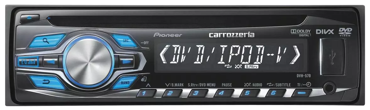 Pioneer Pioneer Audio 1D CD DVD USB Carrozzeria DVH-570