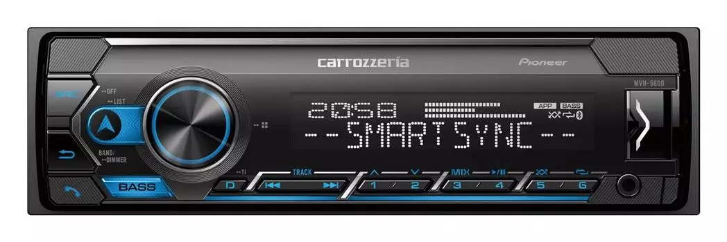 Pioneer Pioneer Audio 1D Mechaless Bluetooth USB iPod iPhone AUX DSP Carrozzeria MVH-5600