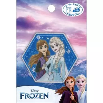 Pioneer Pioneer Disney Frozen Анна и Эльза нашивка ширина 60 мм x высота 52 мм самоклеящаяся наклейка/утюг двойного использования MY6501-MY520