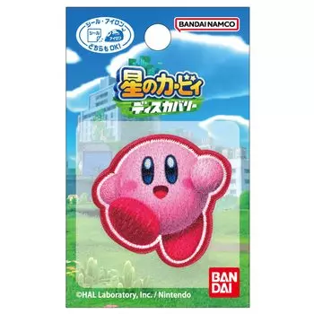 Pioneer Pioneer Pioneer Kirby of the Stars Discovery Patch Kirby Ширина 42 мм x Высота 40 мм Клейкая Двойного назначения (заплата) Наклейка/утюг BAN450-BAN96