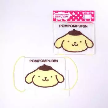 Pioneer Sanrio Pompompurin Dress Up Mask Марлевая маска для детей Ширина 120 мм x Высота 90 мм SOM400-SOM03