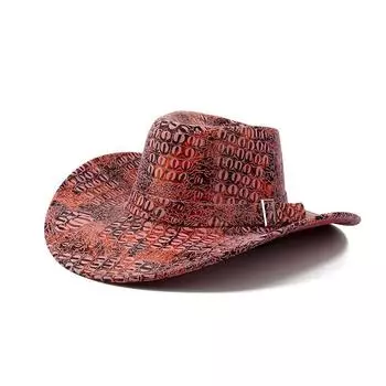 Pioneer Wind Rider Cowboy Hat Western Denim Sun Hat Pink Free size 58cm