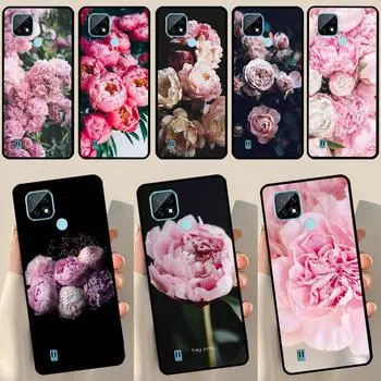 Пионы Красивый цветок для Realme GT Neo 2 3 Master 8i 9i 8 9 Pro Plus C35 чехол для OnePlus 9 10 Pro 9R 10R Nord2 Realme C35