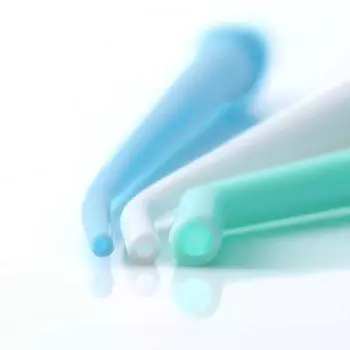 PIORPOY 25 шт./пакет одноразовый стоматологический хирургический аспиратор отсасыватель слюноотсос наконечник трубка пластик 1/4 1/8 1/16 Odontologia синий