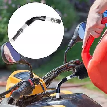 Трубогибочное приспособление Подача топлива Изгиб масляной трубы Труба топливного насоса Модификация мотоцикла Заправка Универсальный топливный заправочный шланг Black White