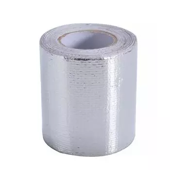 Pipe Silver Heat Insulating Tape Self-Adhesive Sticker Protection Foil Tape Heat Shield Wrap Tape серебряный