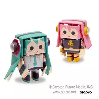 PIPEROID Hatsune Miku Series Hatsune Miku Megurine Luka Набор для изготовления бумажных поделок, который понравится всем: от учеников начальной школы до взрослых. Также