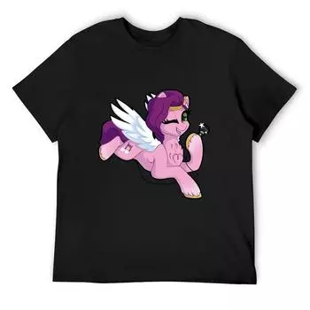 Pipp Petals - Проект из 100 персонажей от Gleamy Dreams - Футболка G5 Mlp, быстросохнущая мужская одежда, футболки для мужчин с графикой S белый