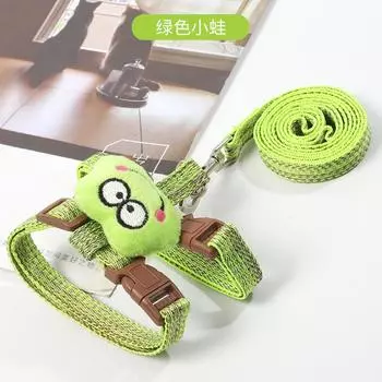 Pippi Tao goes out with a special traction rope for I-shaped cats, and a cartoon doll I-shaped anti-break-free cat walking rope. 1.0Cm (random paper card color)