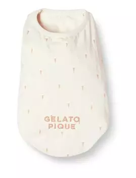 Pique Cat Cotton Modal Ice Pattern Pullover PAGG231604 BEG L [Gelato & Dog] CAT&DOG