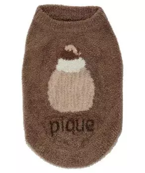 Pique Cat Cupcake No Suri JQ Pullover PAGG244589 BRW S [Gelato & Dog] CAT&DOG