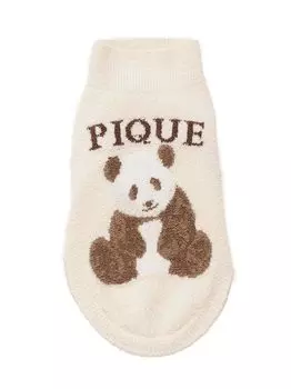 Pique Cat Panda JQD High Neck Pullover PAGG251591 OWHT M [Gelato & Dog] CAT&DOG
