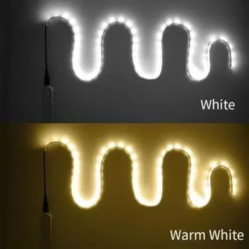 PIR датчик движения SMD 2835 светодиодная лента для кровати, шкафа, шкафа, лестницы, домашняя лампа 1 m белый