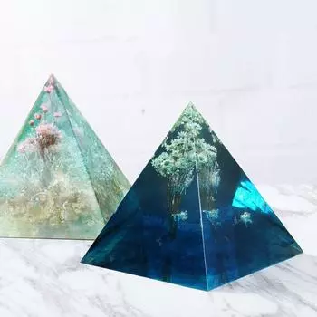 Пирамида 3D силиконовая форма для изготовления ювелирных изделий из смолы, смоляная форма для свечей, мыла, эпоксидная смола, подвеска, инструмент для самостоятельного изготовления ювелирных изделий
